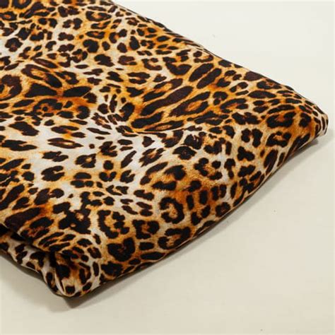 Premium Brown Colour Crepe Printed Fabric Fabric for Designers | FabCouture