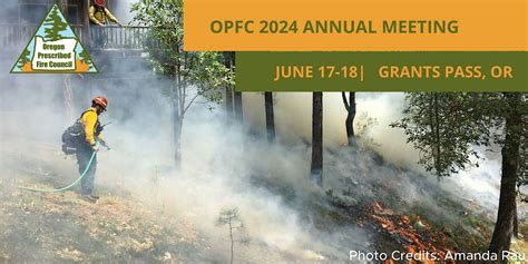 Oregon Prescribed Fire Council Annual Meeting 2024, 989 Shan Creek Rd ...