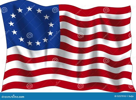 Betsy Ross Flag Coloring Page
