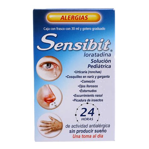 Sensibit Alergias Solución Pediátrica 1 mg 30 ml | Farmacia Soriana