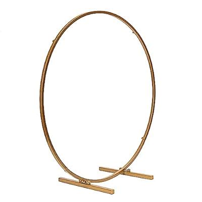 BalsaCircle Backdrop Stand 24-Inch Gold Round Metal India | Ubuy