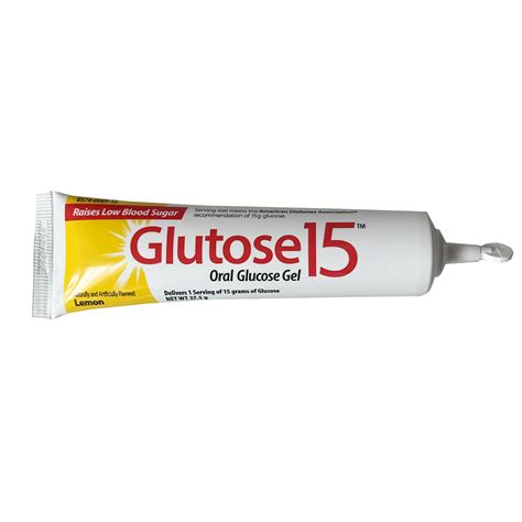 Glutose 15 Oral Glucose Gel, 3 Per Pack, Lemon | Carewell