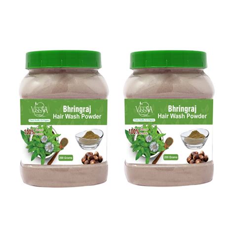 Veena : Products Bhringaraj Hair Wash Powder - 200 g ( Pack of 2 ...