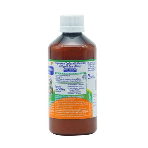 Ostocalcium B12 Banana Flavour Suspension, 200 ml Price, Uses, Side ...