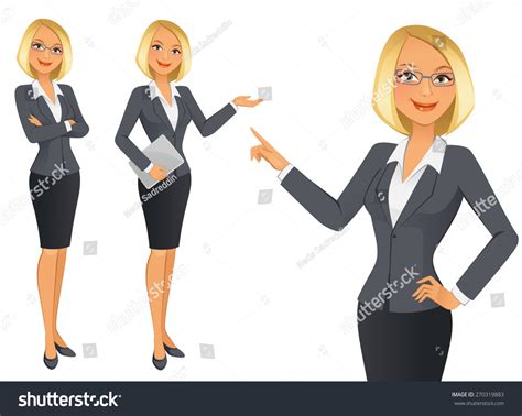 Cartoon Business Women 的图像结果