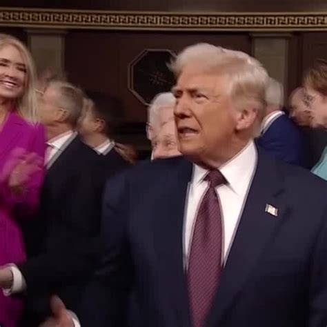 'This is not normal' sign yanked away as Trump arrives in Congress ...