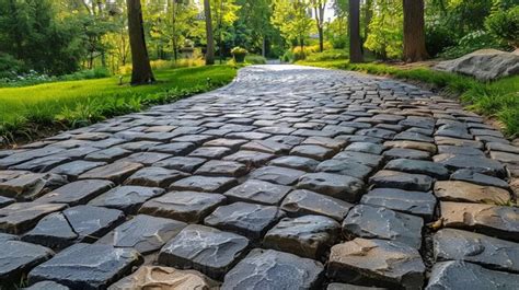 Image result for Cobblestone Path