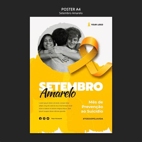 Cartaz Setembro Amarelo Imagens – Download Grátis no Freepik