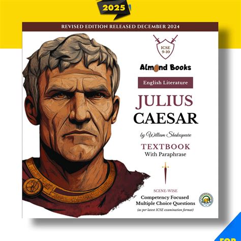 Almond Books ICSE Class 9 & 10 Julius Caesar Text With Paraphrase ...