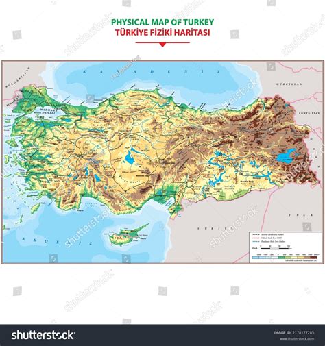Turkey Physical Map