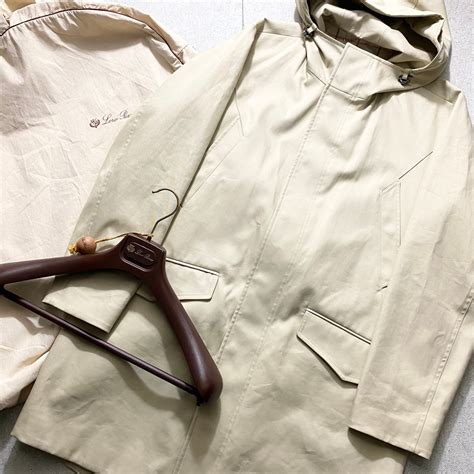 LORO PIANA cotton coat “rain system” | NOIR ONLINE