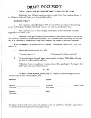 18 Printable Revocable Living Trust Form Templates - Fillable Samples ...