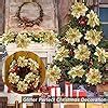 Buy BAOTUJIA 12Pcs Christmas Poinsettias Flowers Decoration Artificial ...