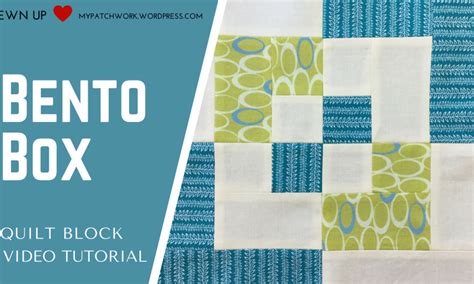 Image result for Bento Box Quilt Block Tutorial