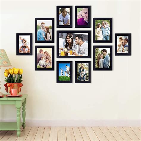 Art Street Primo Wall Photo Frame Set of 11 Black Picture Frames ...