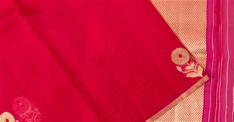 Banarasi Kora Organza Butta Red Saree | Kankatala