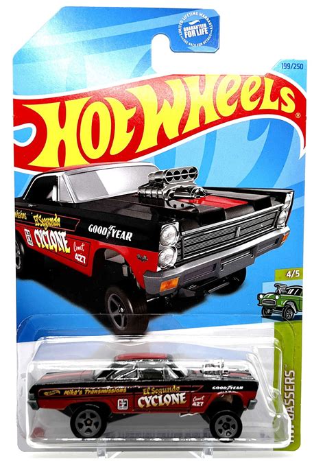 Hot Wheels HW Gassers '65 Mercury Comet Cyclone Diecast Car (Black) - Walmart.com