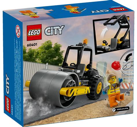 Lego City Construction Steamroller Toy 60401 Multicolour For Kids Ages ...