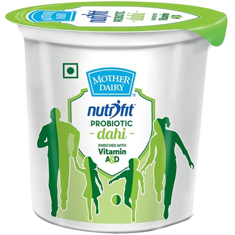 Mother Dairy Curd Advanced Dahi Probiotic, 200 g Pack : Amazon.in ...