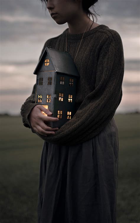 Download wallpaper girl, house, background, section situations in ...