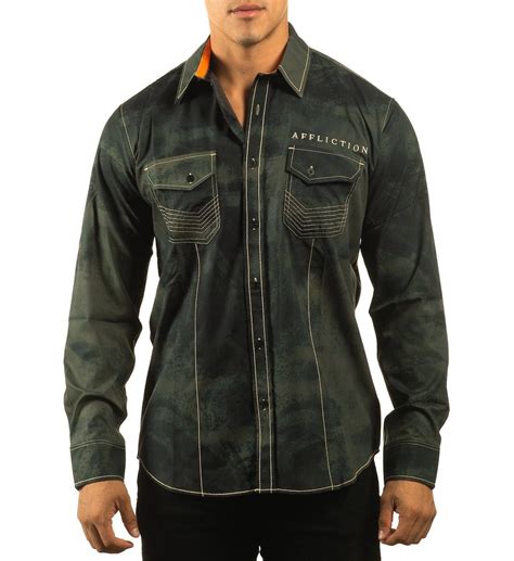アフリクション / Affliction EMBLEMATIC Long Sleeve Shirts | Affliction Store ...