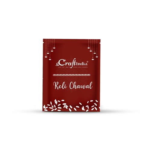 Designer Gota Patti Rakhi and Roli Chawal Pack - eCraftIndia Online