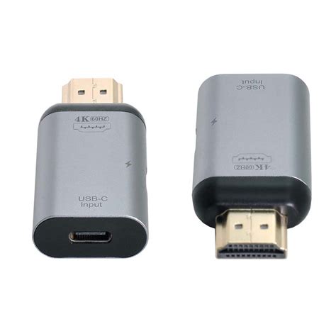 TECPHILE - 2 in 1 Type C to HDMI Adapter with 100W USB C PD Charging P ...
