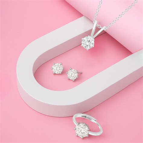 Buy Silver Jewellery Sets Online – Pendant & Earring Sets – Zisthi.com