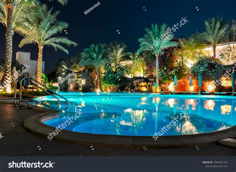 Residential Pools At Night