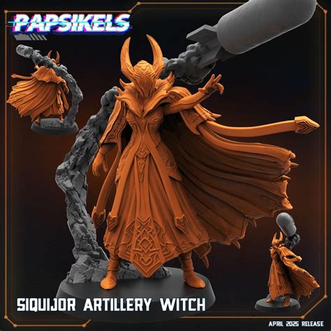Siquijor Artillery Witch | Trench Crusade | Papsikels Fantasy, Resin ...