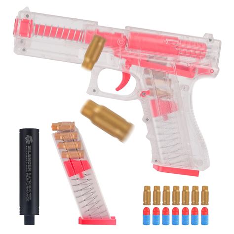 Buy Awsoo Soft Bullet Toy with Shell Ejecting Air Soft Bullet Pistol ...