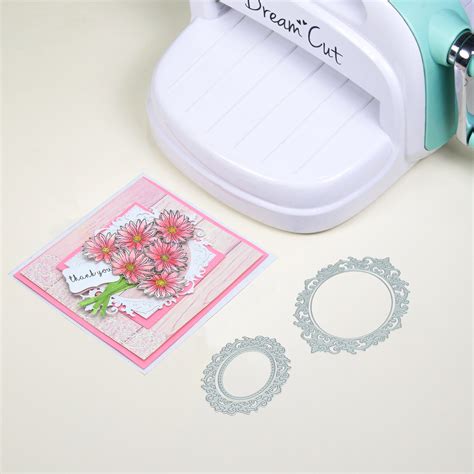 Thin Cut Nested Dies Victorian Oval Frame 10.3Cm X 13.6Cm 7.3Cm X 8.4C ...