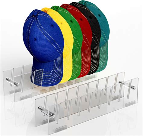 Amazon.com: Kondec Hat Stand for Baseball Caps, 2Pack Acrylic Hat ...