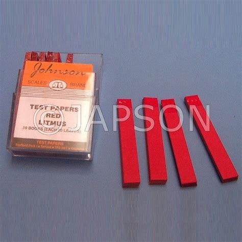 Litmus Paper, JOHNSON Type – japson.com