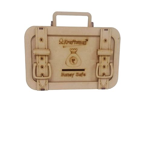 Kraftsman Wooden Briefcase Bank with Password System – Juplay World