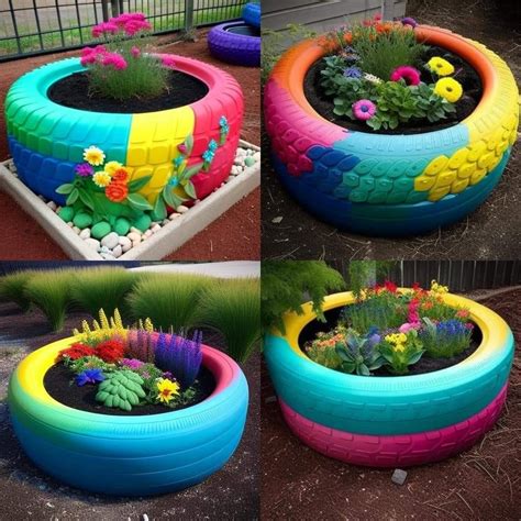 35 adorable diy tire planter ideas that will make your garden the ...