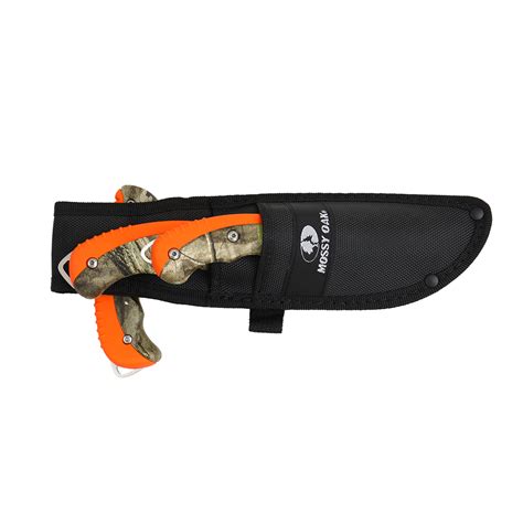 Mossy Oak 3 Pieces Hunting Knives Combo Set,4 inch 3CR Stainless Steel ...