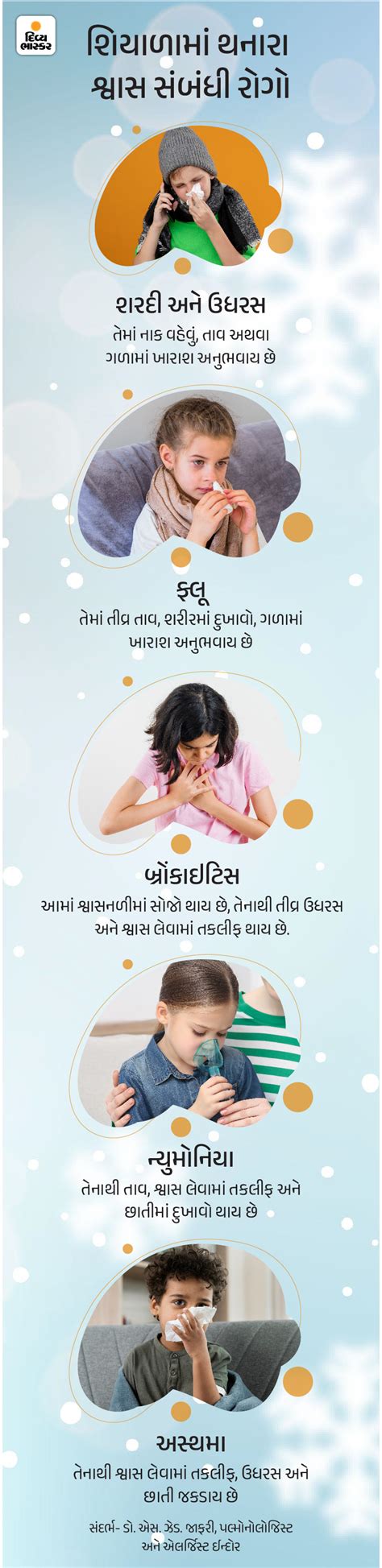 Lung infections increase in children in winter