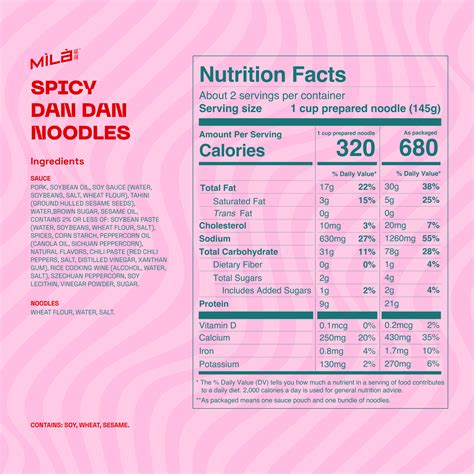 Spicy Dan Dan Noodles - Authentic Frozen Chinese Noodles by MìLà