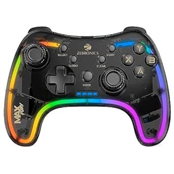 Zebronics MAX FURY RGB LED Wired Gamepad