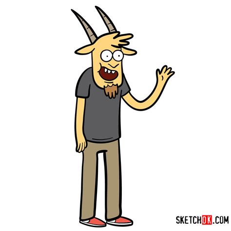 How to Draw Thomas: Regular Show Goat Intern Guide