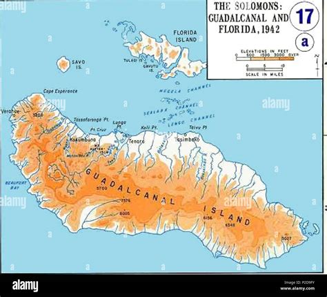 11 Casta-MAP Guadalcanal Stock Photo - Alamy
