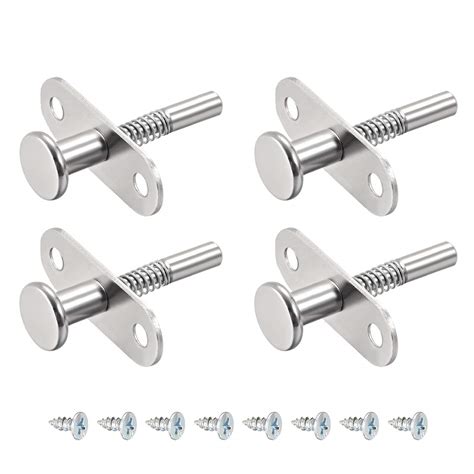 uxcell Plunger Latches Spring-loaded Stainless Steel 6mm Dia Head 6mm ...