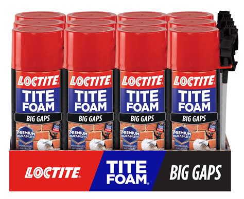 Loctite Tite Foam Big Gaps White Insulating Foam Sealant, 12 oz, Can ...
