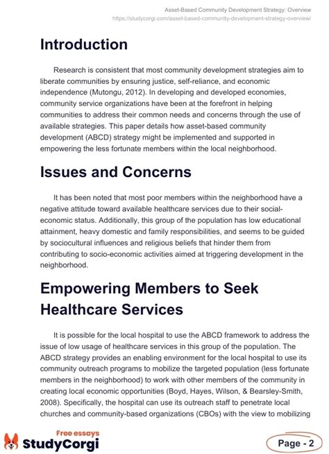 Image result for Asset-Based Community Development Model Sample