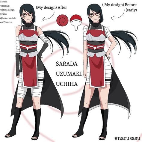 Sarada Uchiha By Desenhistaondevi In Devianart Uchiha Naruto Girls ...