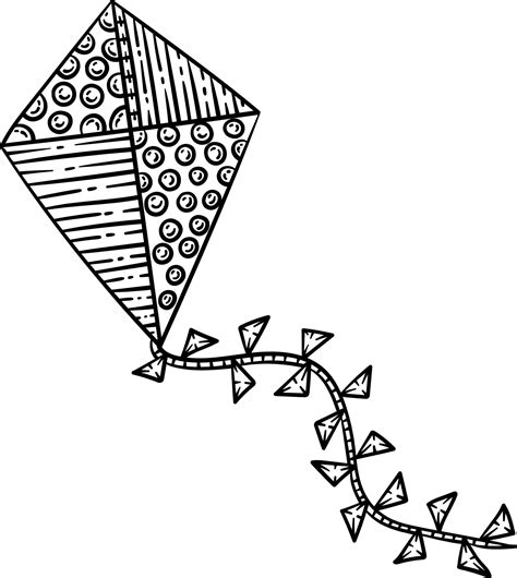 Kites Coloring Pages