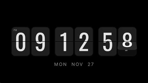 Digital Analog Clock Screensaver at Gregory White blog