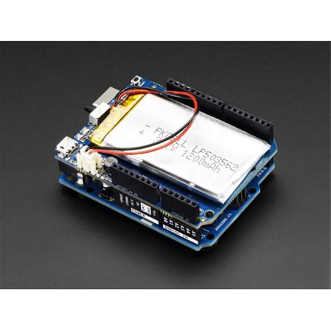 Adafruit PowerBoost 500 Shield - Rechargeable 5V Power Shield at MG ...