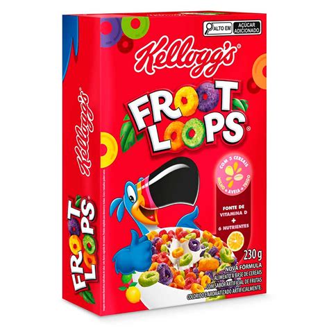 Cereal Froot Loops Sabor de Frutas Kellogg's 230g - Carrefour